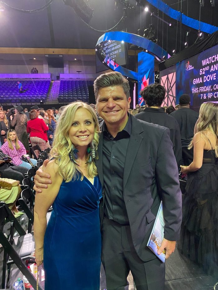 Krissy and Eric at the 52nd GMA Dove Awards