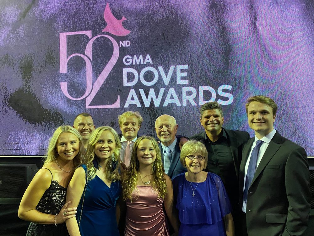 Krissy with family and friends at the 52nd GMA Dove Awards