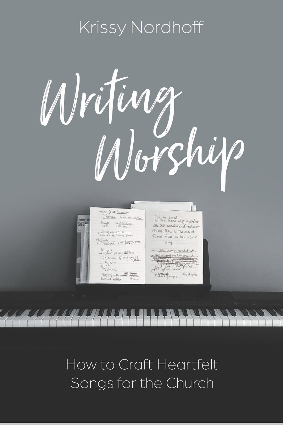 Writing Worship book cover by Krissy Nordhoff